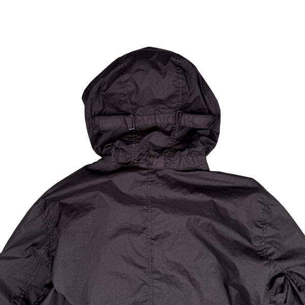 Stone Island Brown Membrana 3L TC Hooded Jacket - XL