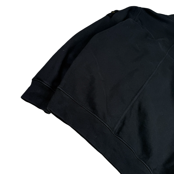 Stone Island 2021 Black Chest Cargo Pocket Pullover Jumper - Medium