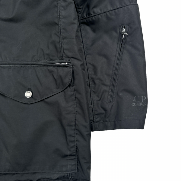 CP Company 2007 Multi pocket Thick Coated Nylon Zip up Jacket - 3XL