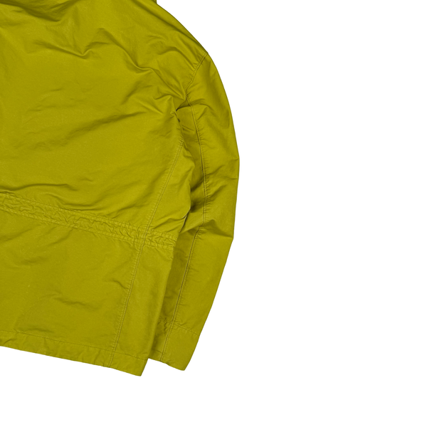 Stone Island 2019 Yellow David TC Garment Dyed Parka Jacket - Size Small