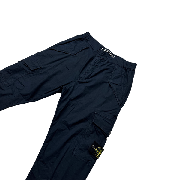 Stone Island 2018 Navy Re T Cargo Trousers - 30"
