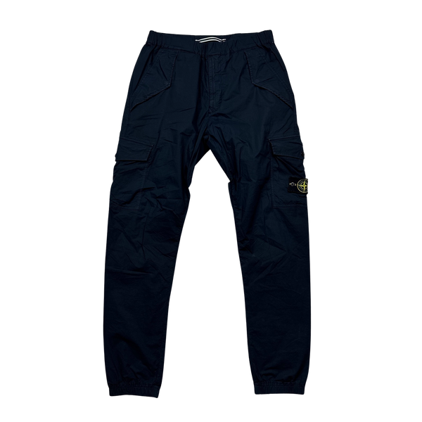 Stone Island 2018 Navy Re T Cargo Trousers - 30"