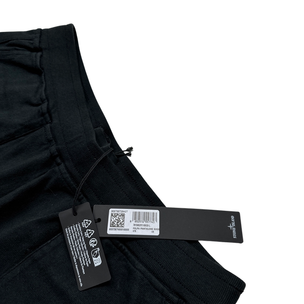 Stone Island 2023 Black Ghost Slim Cut Track Pants - 30"