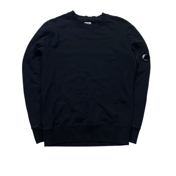 Black cp company jumper on sale