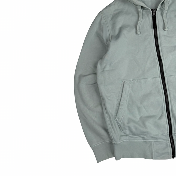 Stone Island 2023 Duck egg Blue Cotton Zipped Hoodie - Medium