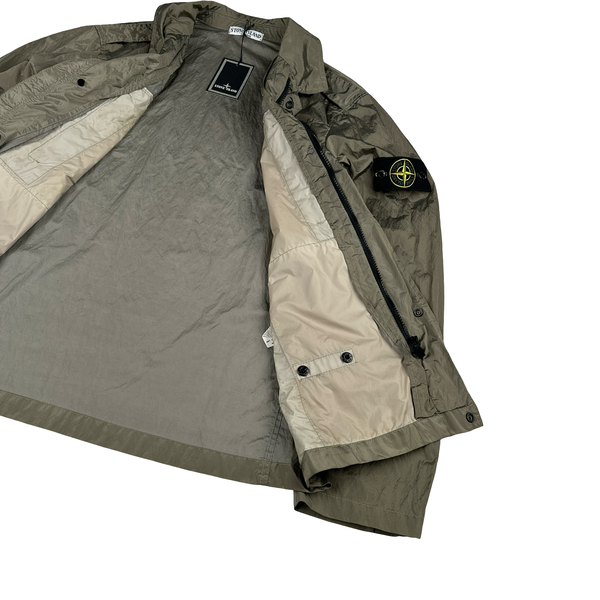 Stone Island 2011 Nylon Metal Brown Multi Pocket Jacket - XL