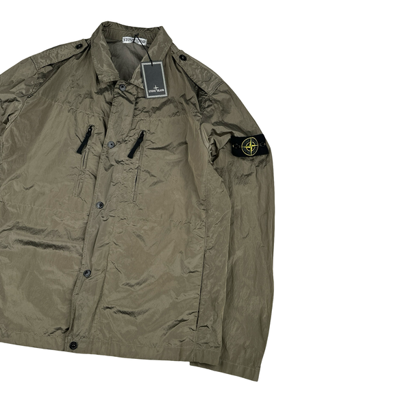 Stone Island 2011 Nylon Metal Brown Multi Pocket Jacket - XL