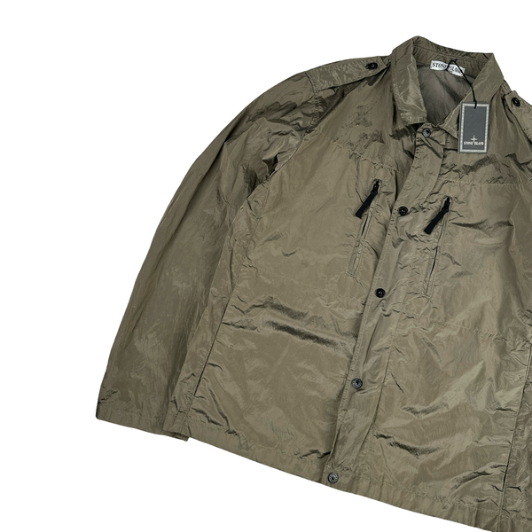 Stone Island 2011 Nylon Metal Brown Multi Pocket Jacket - XL