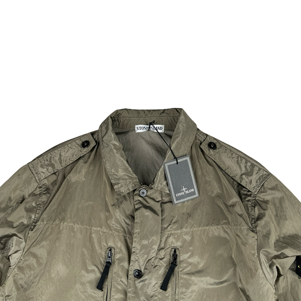 Stone Island 2011 Nylon Metal Brown Multi Pocket Jacket - XL