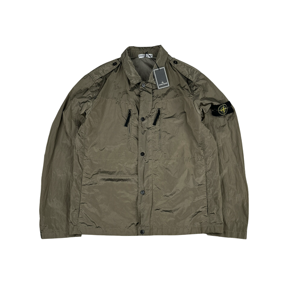 Stone Island 2011 Nylon Metal Brown Multi Pocket Jacket - XL