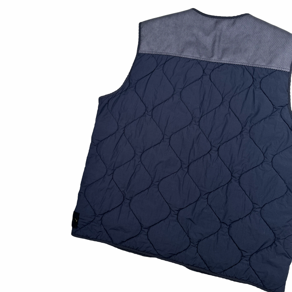 Stone Island 2021 Modified Panama 6/3 HT Nylon Primaloft TC Gilet - XL