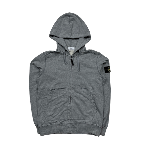 Stone Island 2019 Light Grey Hoodie - Medium