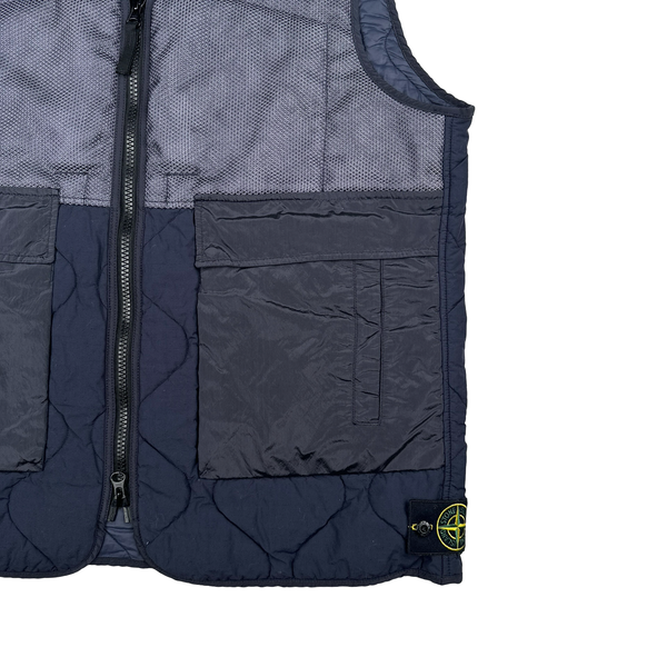 Stone Island 2021 Modified Panama 6/3 HT Nylon Primaloft TC Gilet - XL