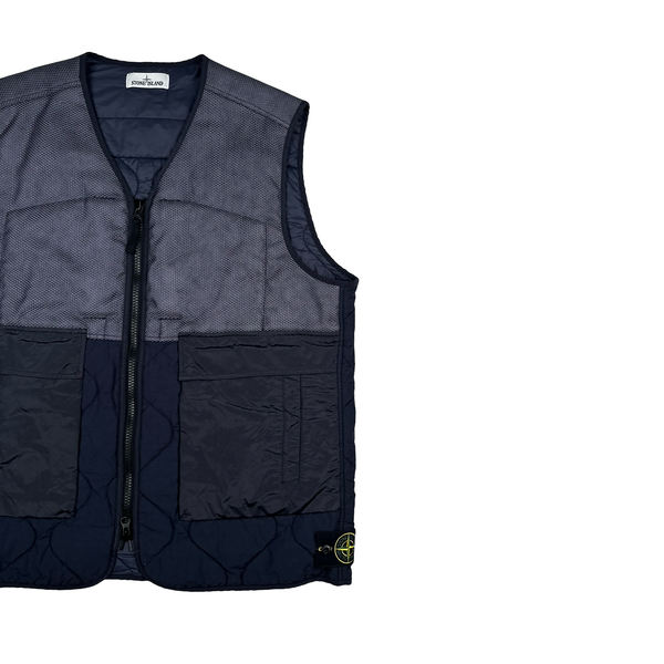 Stone Island 2021 Modified Panama 6/3 HT Nylon Primaloft TC Gilet - XL