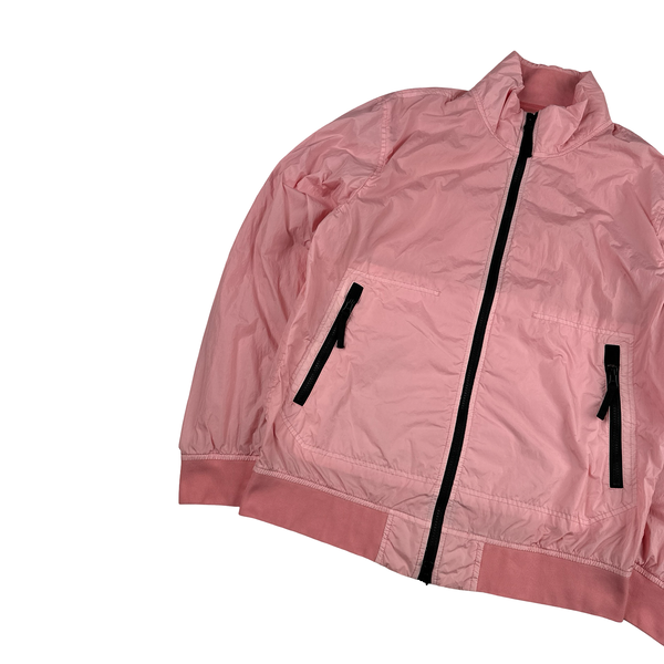 Stone Island 2023 Pink Garment Dyed Crinkle Reps Jacket - Medium
