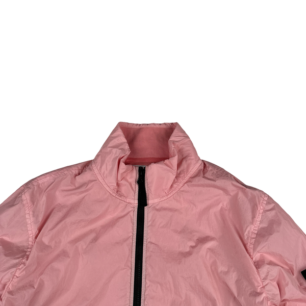 Stone Island 2023 Pink Garment Dyed Crinkle Reps Jacket - Medium