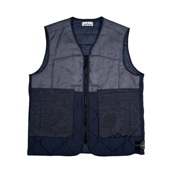 Stone Island 2021 Modified Panama 6/3 HT Nylon Primaloft TC Gilet - XL