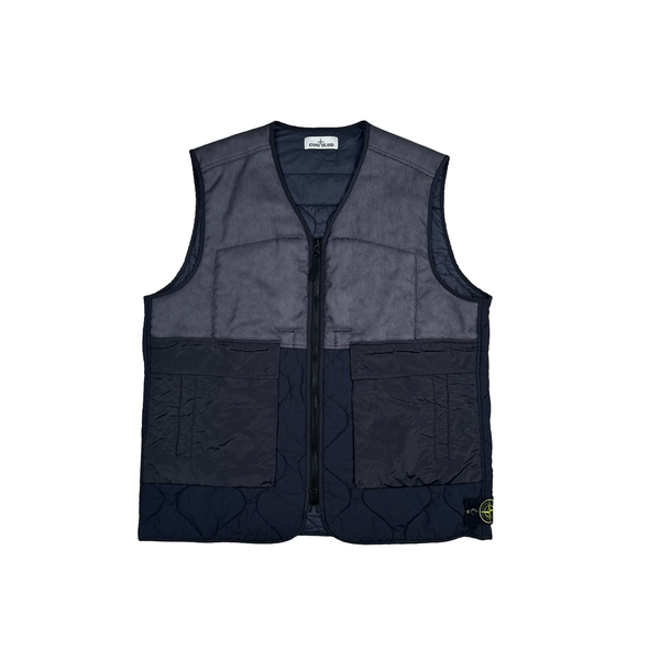 Stone Island 2021 Modified Panama 6/3 HT Nylon Primaloft TC Gilet - XL