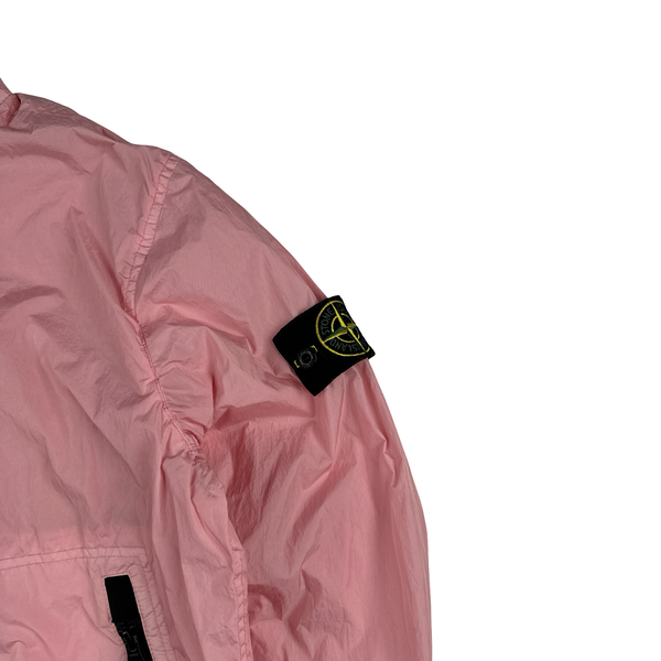 Stone Island 2023 Pink Garment Dyed Crinkle Reps Jacket - Medium