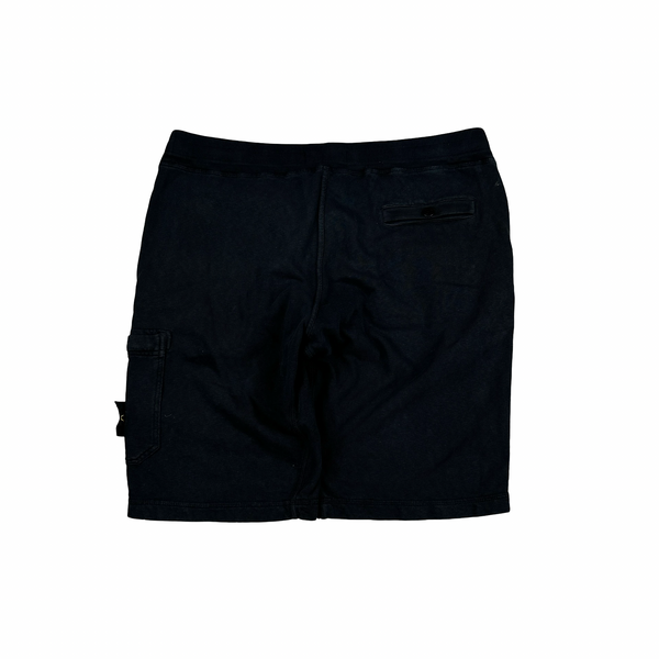 Stone Island 2017 Navy Cotton Shorts - Medium