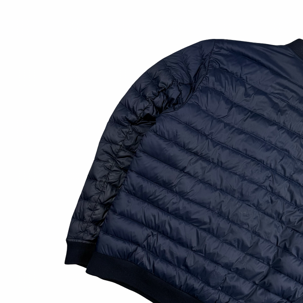 Ralph Lauren Polo Navy Light Down Filled Bomber Style Puffer - Large