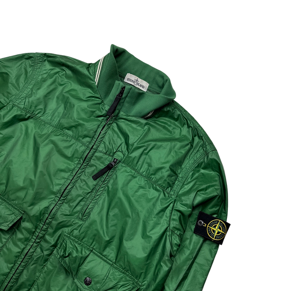Stone Island 2012 Green Tyveck Micro Rip Stop Tyveck Bomber Jacket - XXL