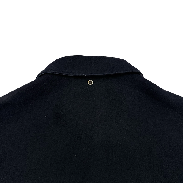 Stone Island 2000 Navy Vintage Wool Blend Pea Jacket - XL