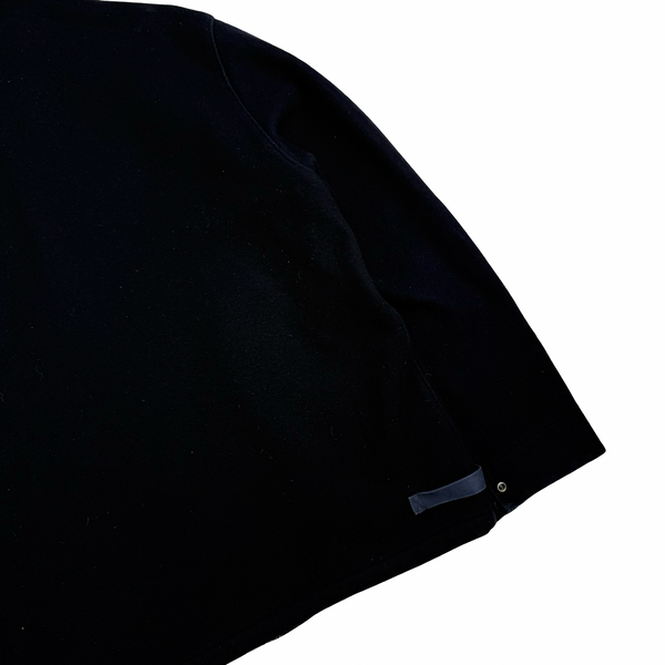 Stone Island 2000 Navy Vintage Wool Blend Pea Jacket - XL