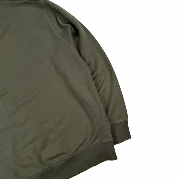 CP Company Sage Green Spellout Crewneck Sweatshirt - Small
