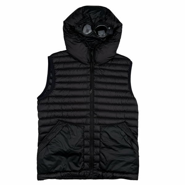 CP Company Black DD Shell Goggle Gilet - Small (46)