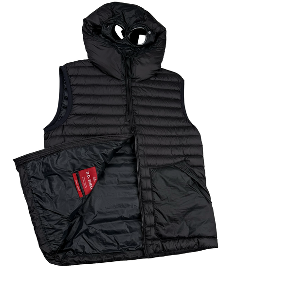 CP Company Black DD Shell Goggle Gilet - Small (46)