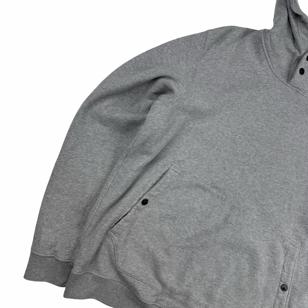 Stone Island 2023 Grey Cotton Hoodie Jumper - XL