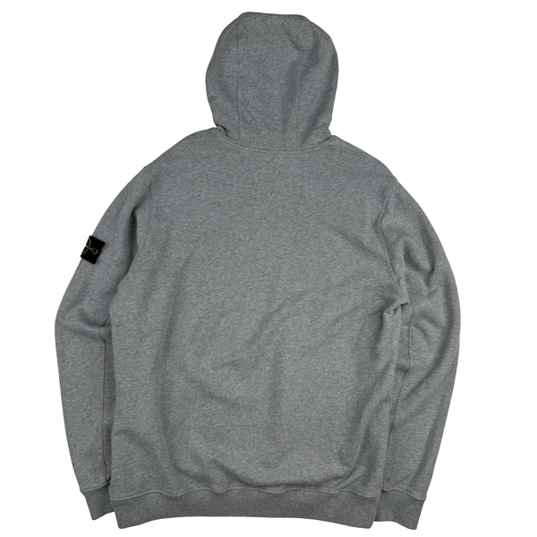 Stone Island 2023 Grey Cotton Hoodie Jumper - XL