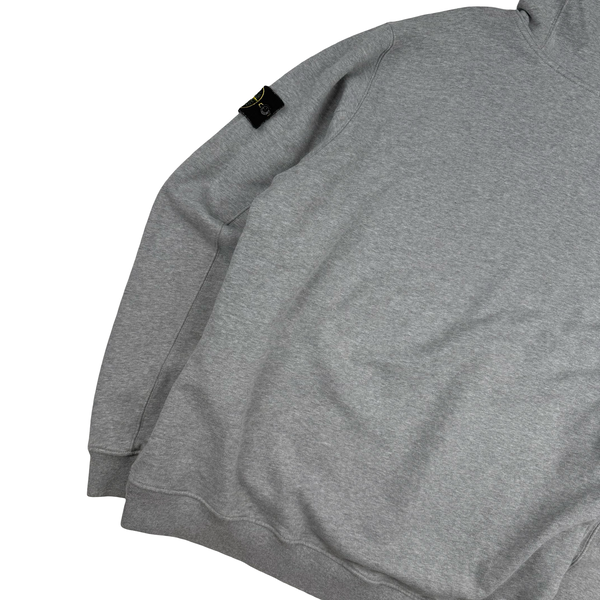 Stone Island 2023 Grey Cotton Hoodie Jumper - XL