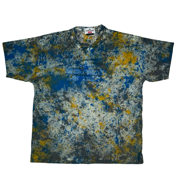 Stone Island x Supreme 2020 Paintball T Shirt - Large