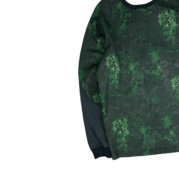 Stone Island 2018 Green Alligator Camo Crewneck Sweatshirt - XL