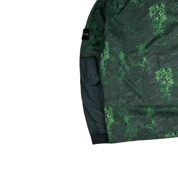 Stone Island 2018 Green Alligator Camo Crewneck Sweatshirt - XL