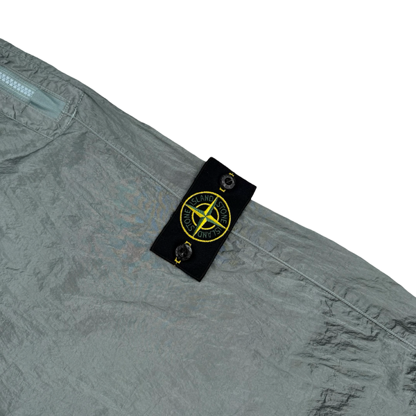 Stone Island 2023 Steel Blue Nylon Metal Econyl Trousers - 31"