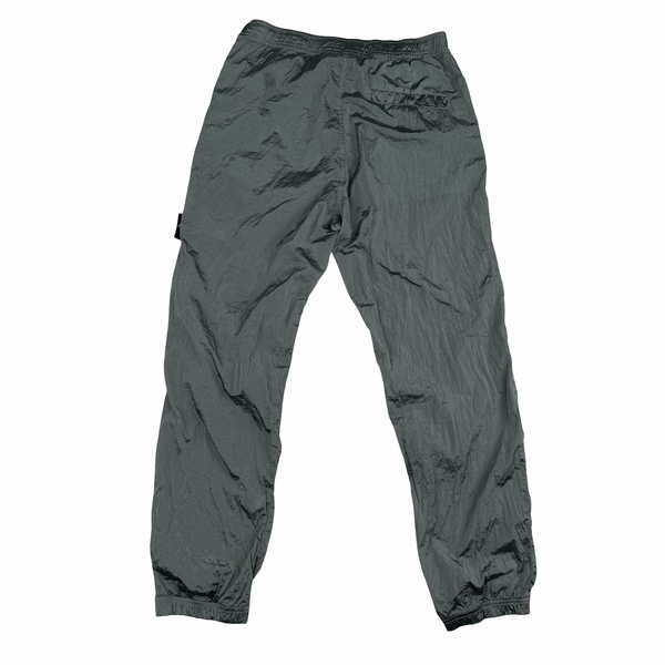 Stone Island 2023 Steel Blue Nylon Metal Econyl Trousers - 31"