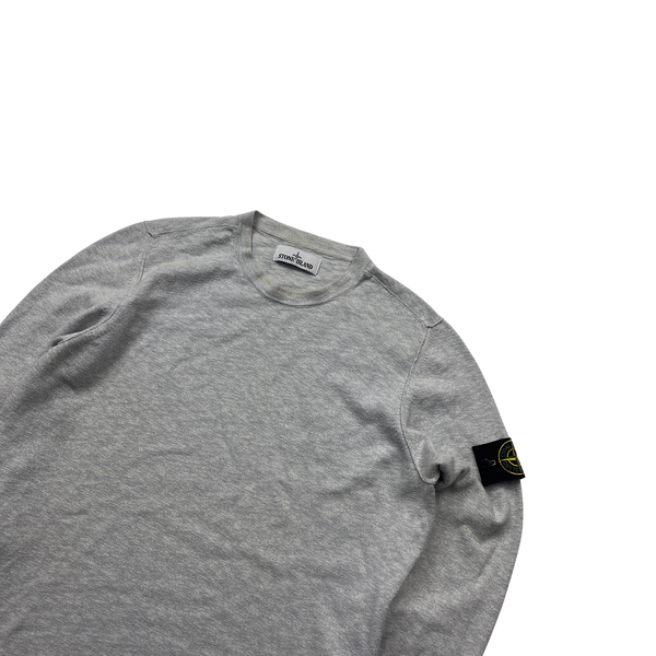 Stone Island 2020 Light Grey Crewneck Knit - Medium