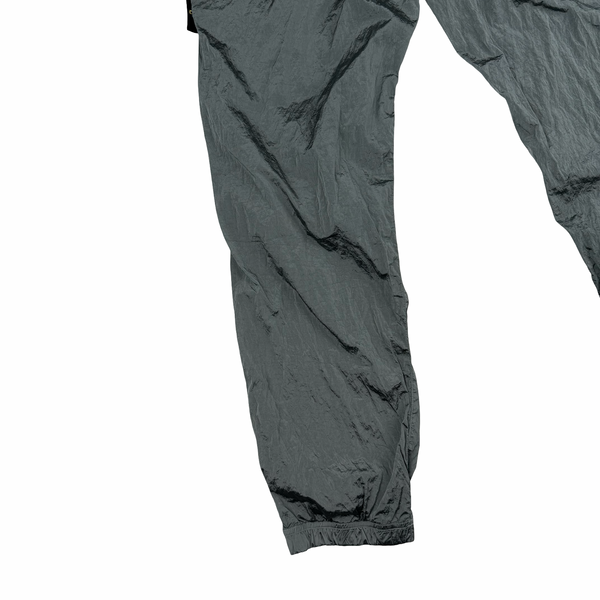 Stone Island 2023 Steel Blue Nylon Metal Econyl Trousers - 31"