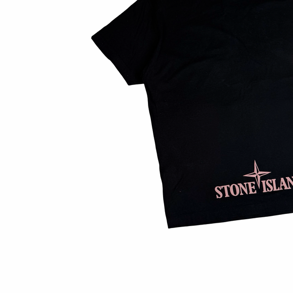 Stone Island 2020 Black Desert Camo Compass Cotton T Shirt - XXL