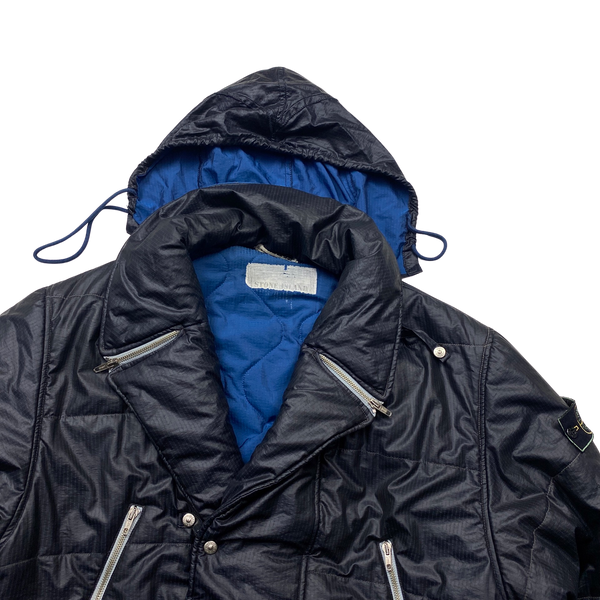 Stone Island Vintage Early 90's Padded Ripstop Jacket - Large