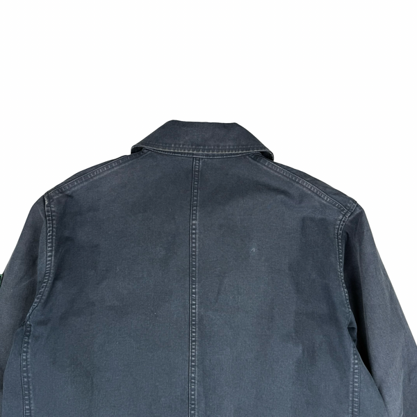 Stone Island 1999 Vintage Multipocket Chore Cotton Collared Jacket - Medium
