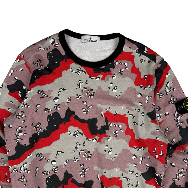 Stone Island 2020 Big Loom Camo Crewneck Sweatshirt - Medium