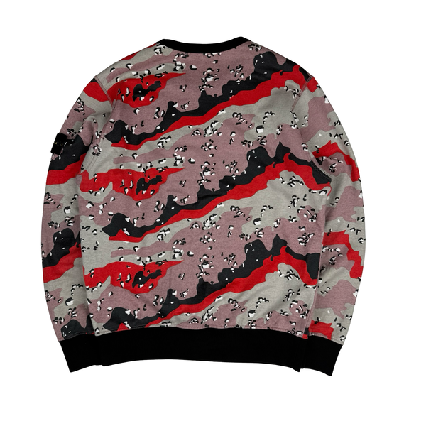Stone Island 2020 Big Loom Camo Crewneck Sweatshirt - Medium