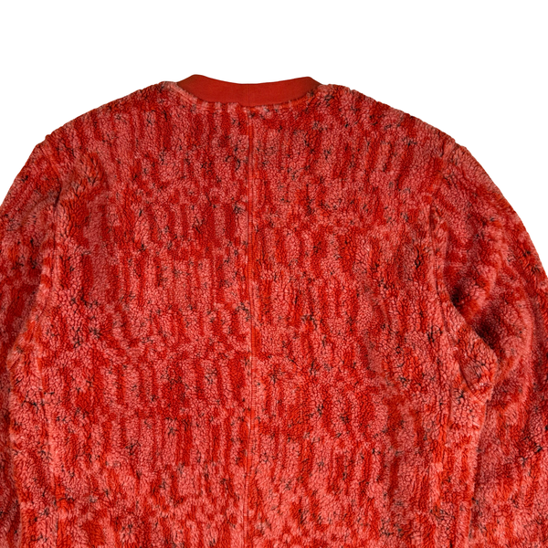 Stone Island 2019 Shadow Project Lava Teddy Fleece Crewneck Pullover - Medium