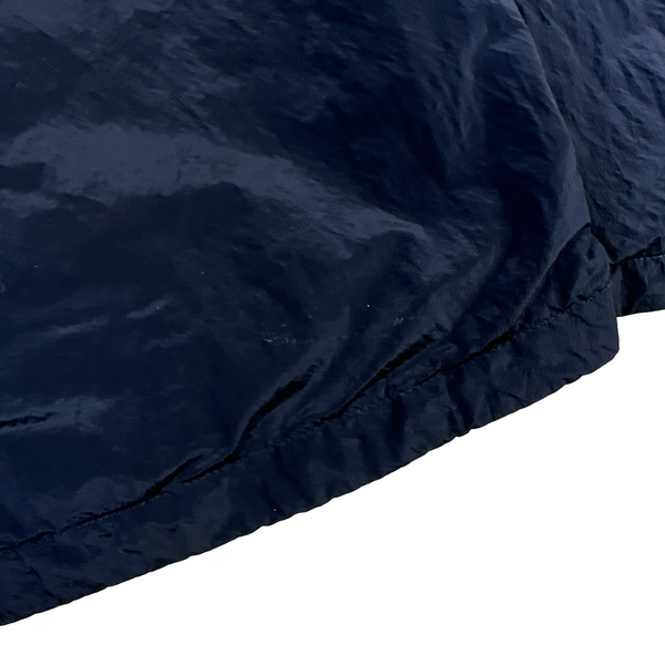 Stone Island 2017 Navy Nylon Metal Shimmer Overshirt - XXL