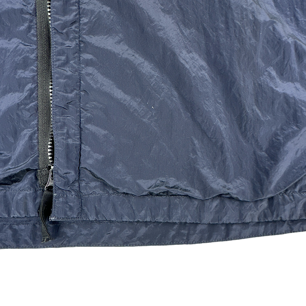 Stone Island 2017 Navy Nylon Metal Shimmer Overshirt - XXL