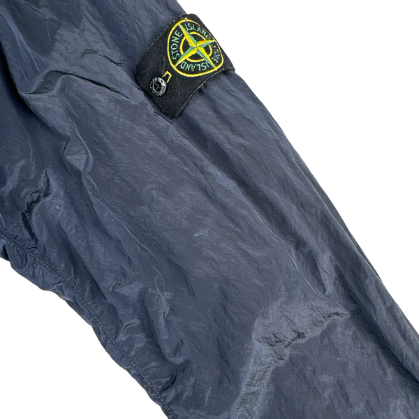 Stone Island 2017 Navy Nylon Metal Shimmer Overshirt - XXL